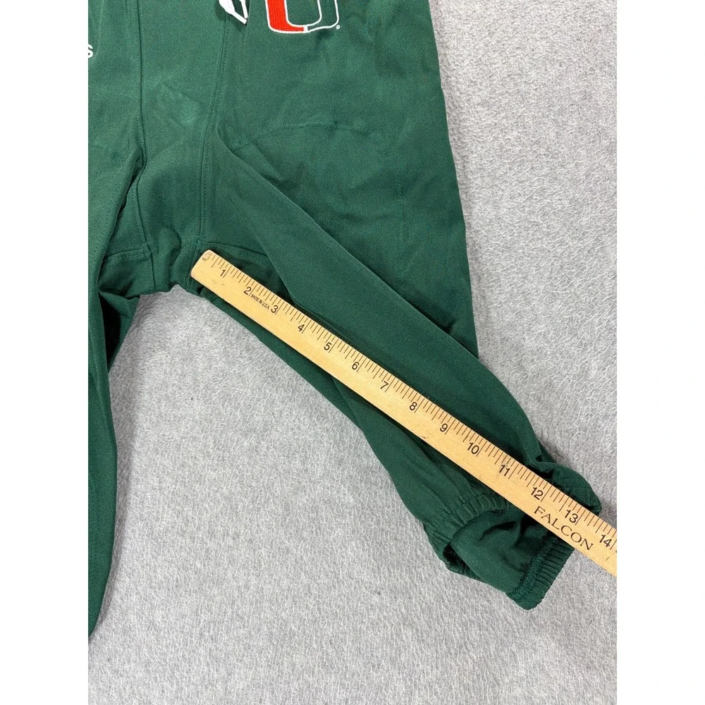 NWT Miami Hurricanes Adidas Stitched Gameday Football Pants (Men's Large)‎ Green